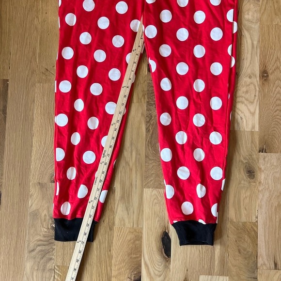 NWOT Disney Parks Minnie Mouse One Piece Pajama Set SZ M - Picture 4 of 5